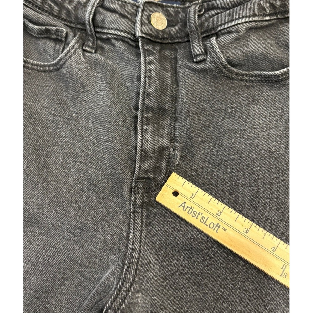 Hollister Y2K Mom Jeans Womens 0R‎ W24 L27 Black Ultra High-Rise Stretch 2010 - Picture 9 of 11